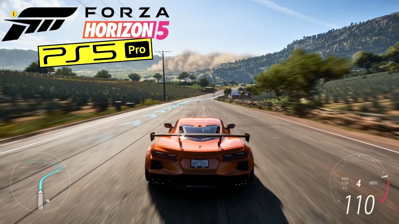 25 минут заездов в Forza Horizon 5 на PS5 Pro