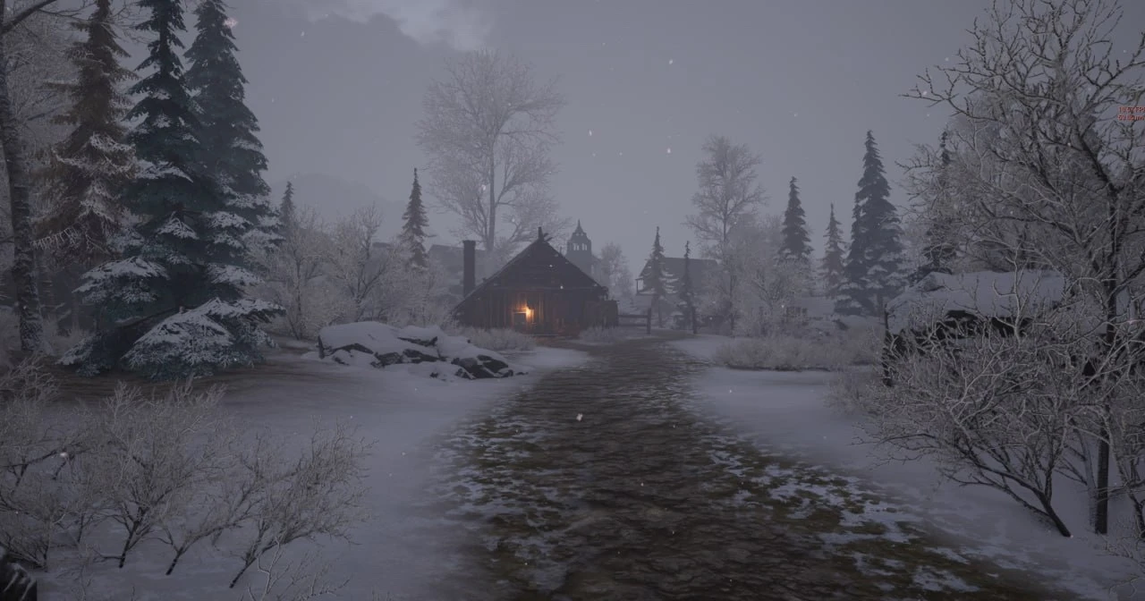 В игре "Храм Зеленой Луны" будет зимняя локация с русской деревней 19-го века
