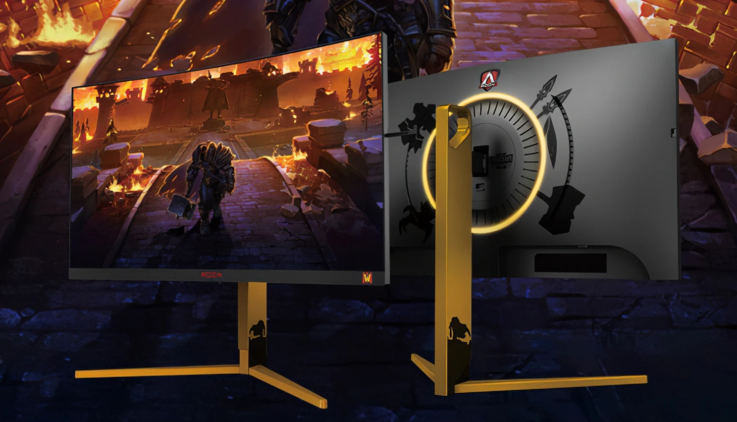 В Китае в продажу поступит игровой монитор AGON в стиле Warcraft 3: Reforged