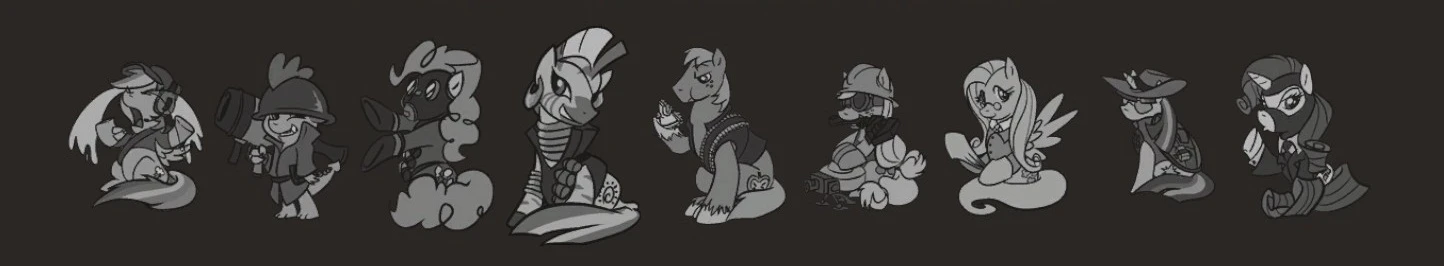 Team Fortress 2 "Иконки класса в стиле MLP"