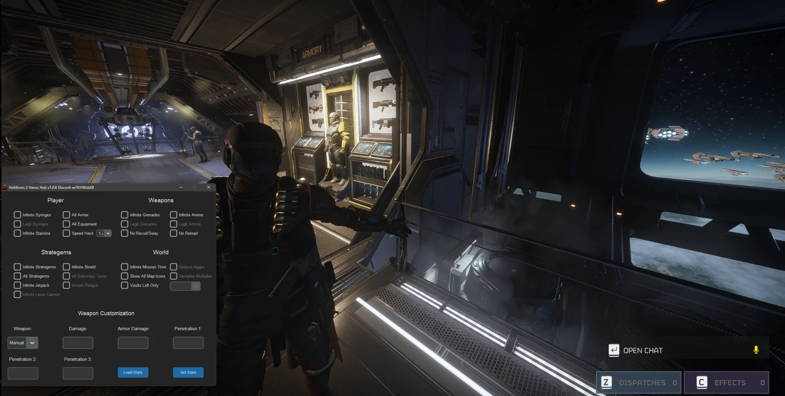 Helldivers 2 "Чит-Мод - Havoc Hub" [1.0.9b] {Eddie8}