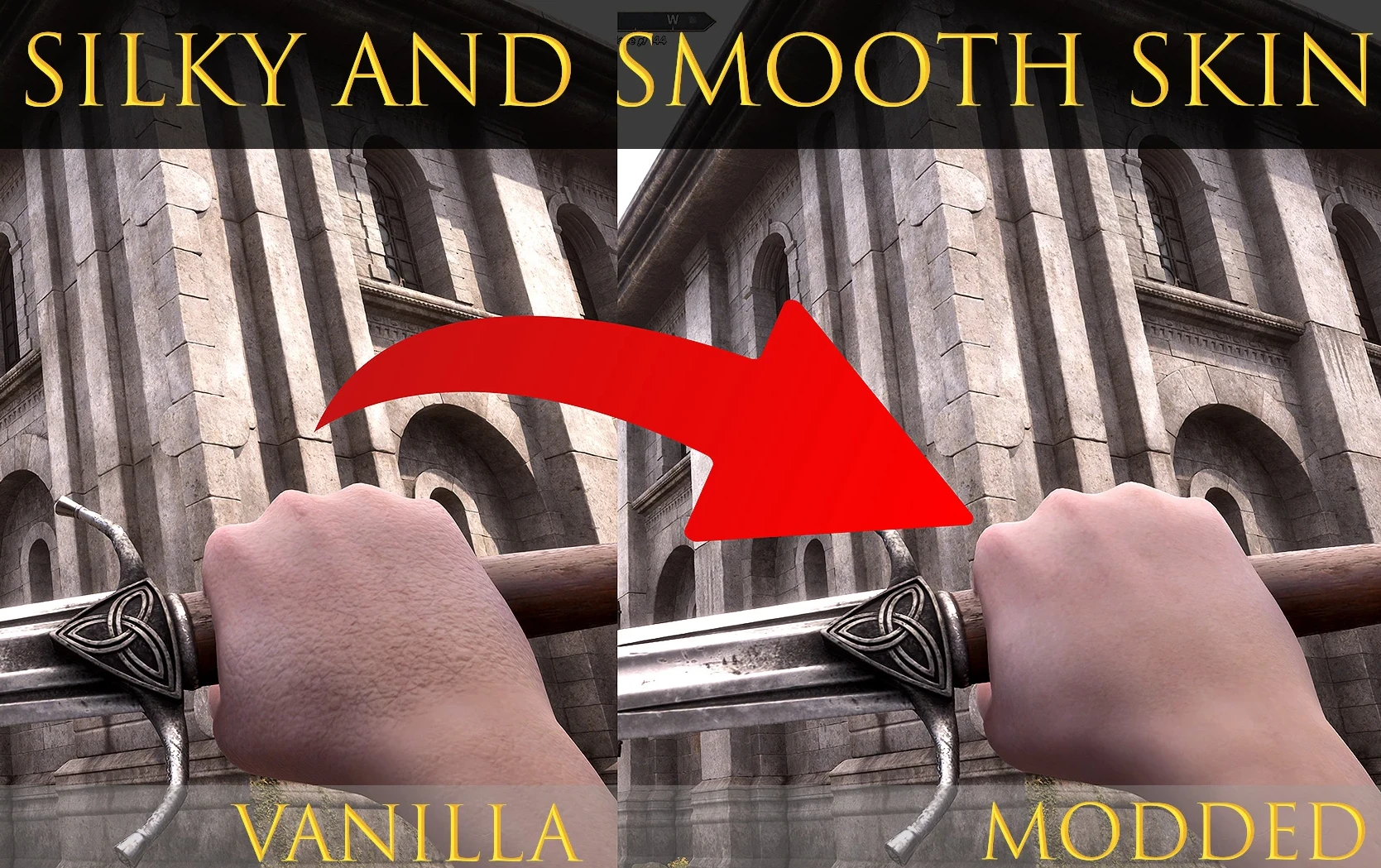 The Elder Scrolls 4: Oblivion Remastered "Шелковистая и гладкая кожа"