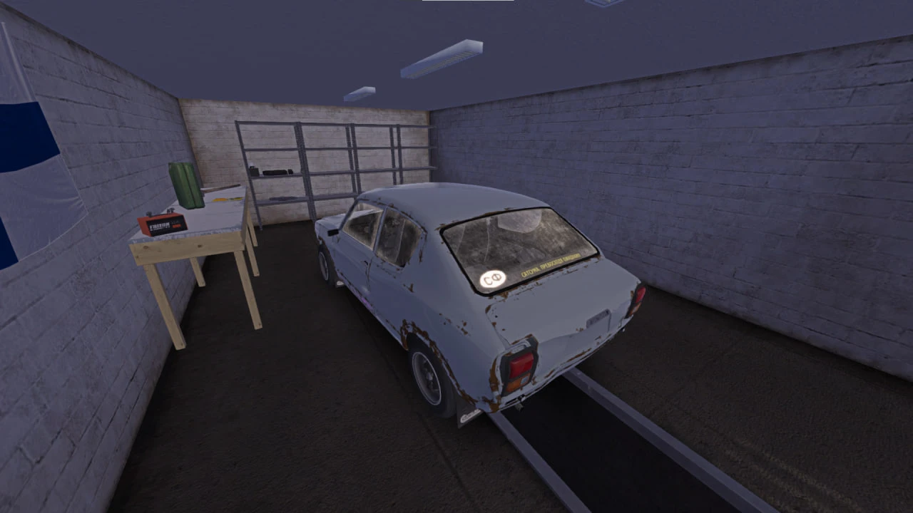 My Summer Car "Сохранение - квест : в кармане 50mk, машина еле жива. Цель - выиграть ралли"