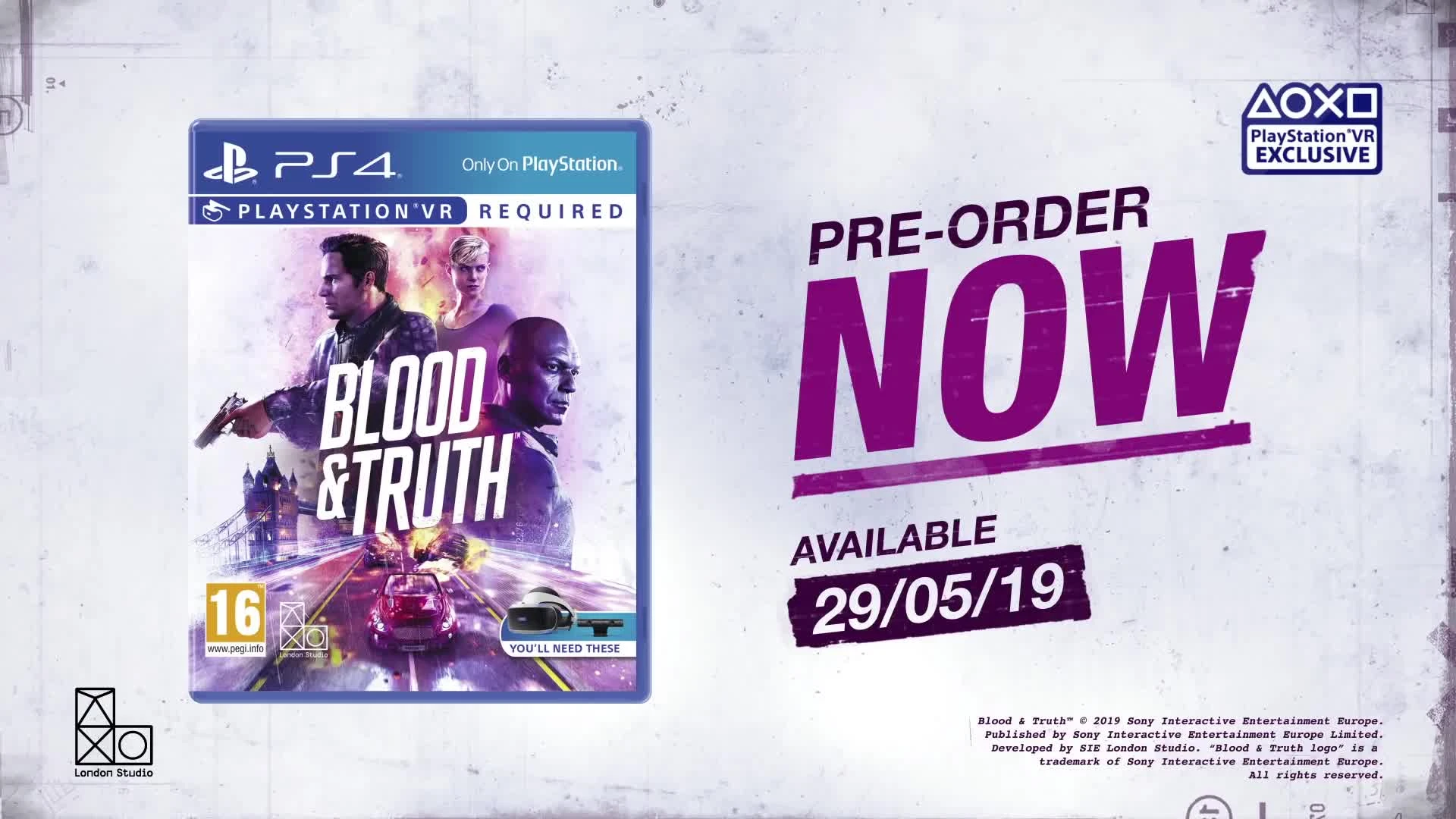 Трейлер выхода Blood & Truth