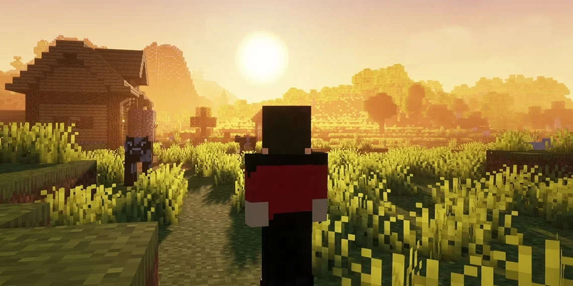 Игрок Minecraft построил рабочие солнечные часы