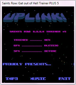 Saints Row: Gat Out of Hell: Трейнер/Trainer (+5) [1.0] {UPLiNK}