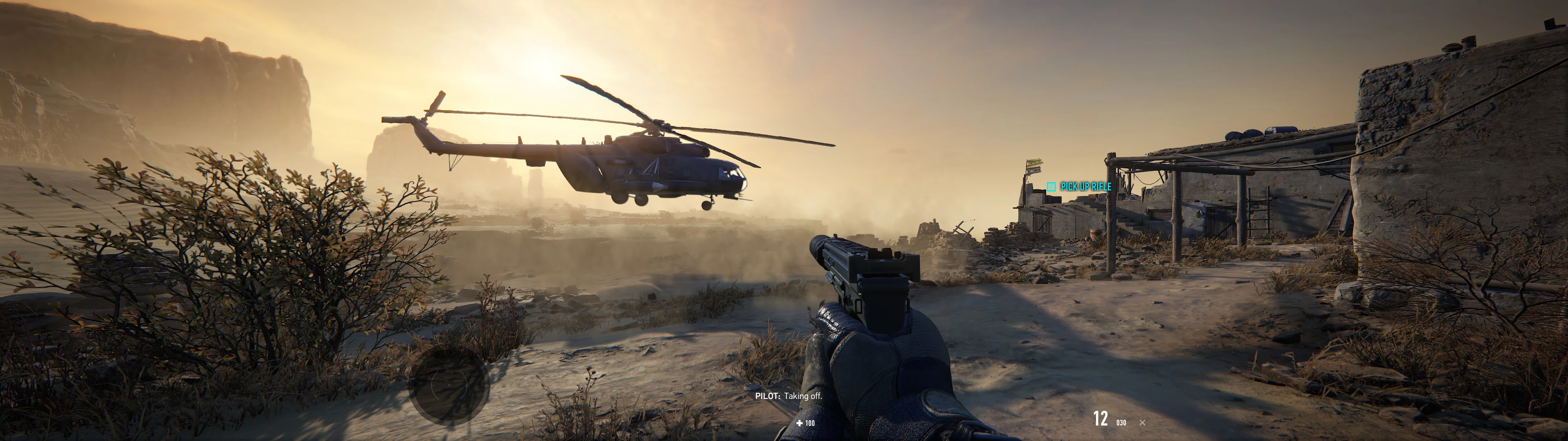 Sniper: Ghost Warrior Contracts 2 "Центрированный HUD"