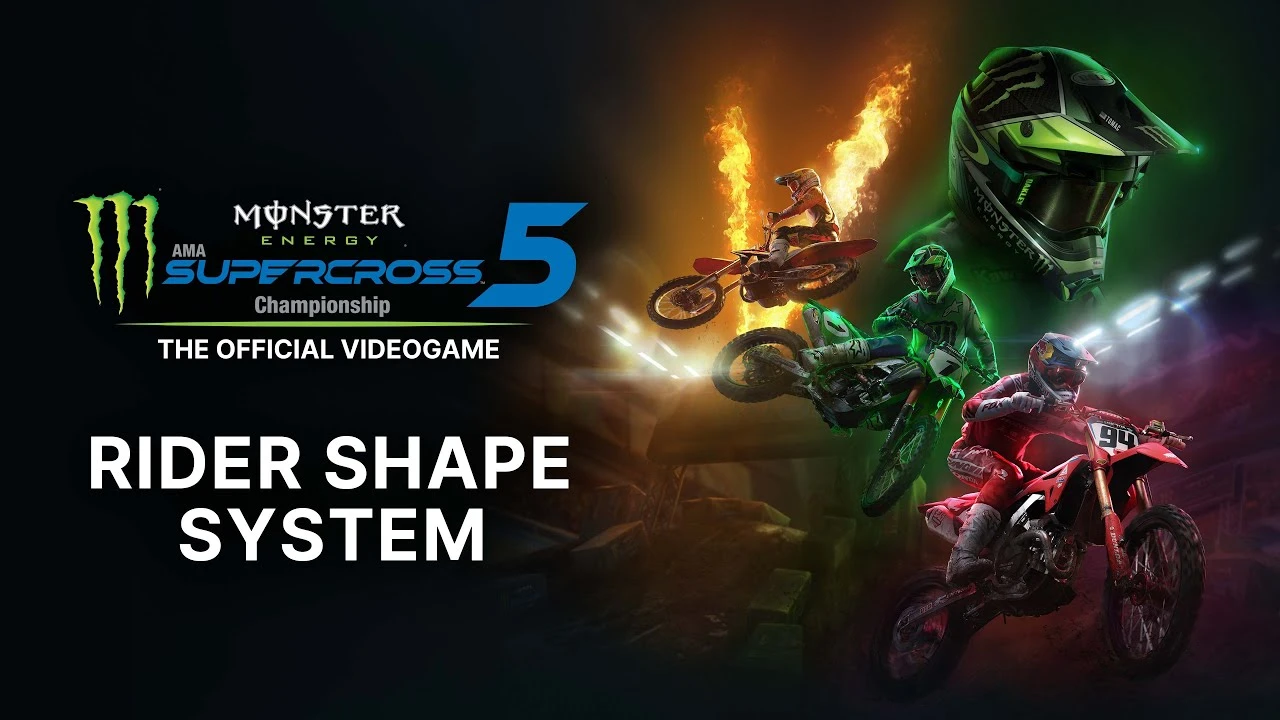 В свежем трейлере Monster Energy Supercross 5 была представлена система Rider Shape