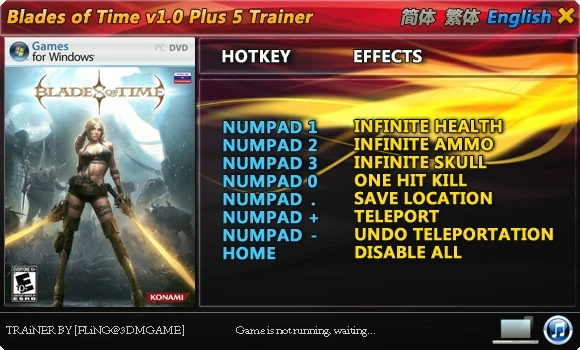 Blades Of Time: Трейнер/Trainer (+5) [1.0] {FLiNG}