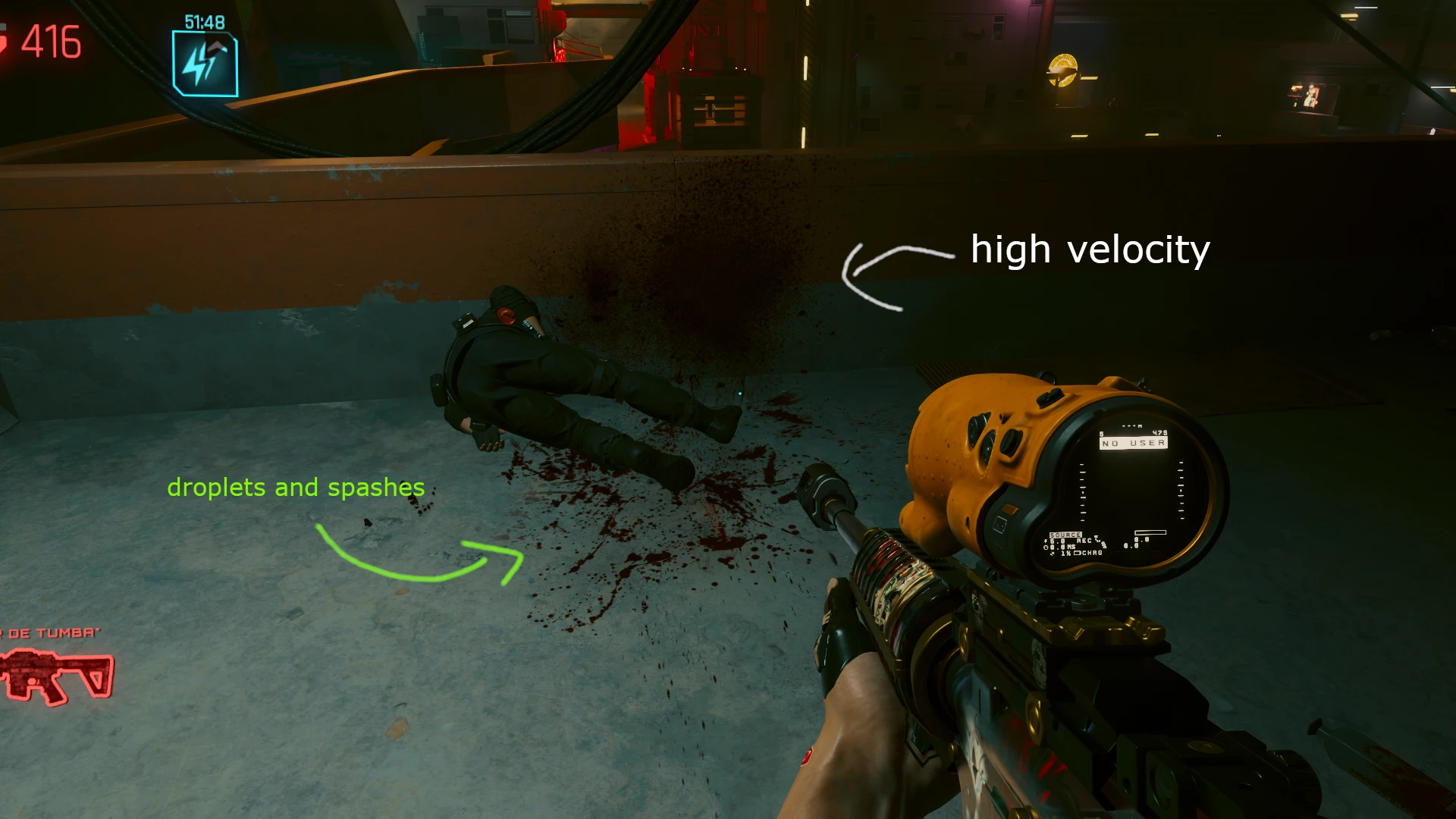 Cyberpunk 2077 "GoreRunner - Переработка крови и резни"