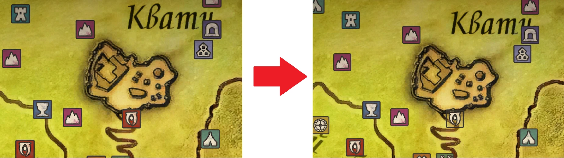 The Elder Scrolls 4: Oblivion Remastered "Маркеры завершения значка карты"