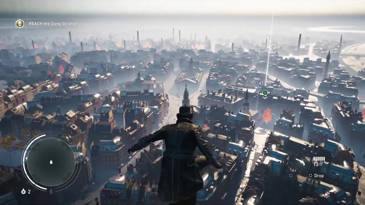Анализ геймплейных возможностей в ролике об Assassin's Creed: Syndicate