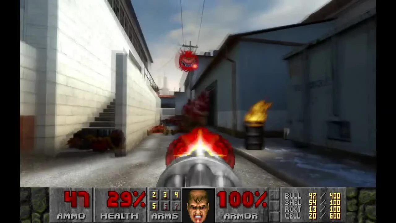 Doom в half life 2 и наоборот