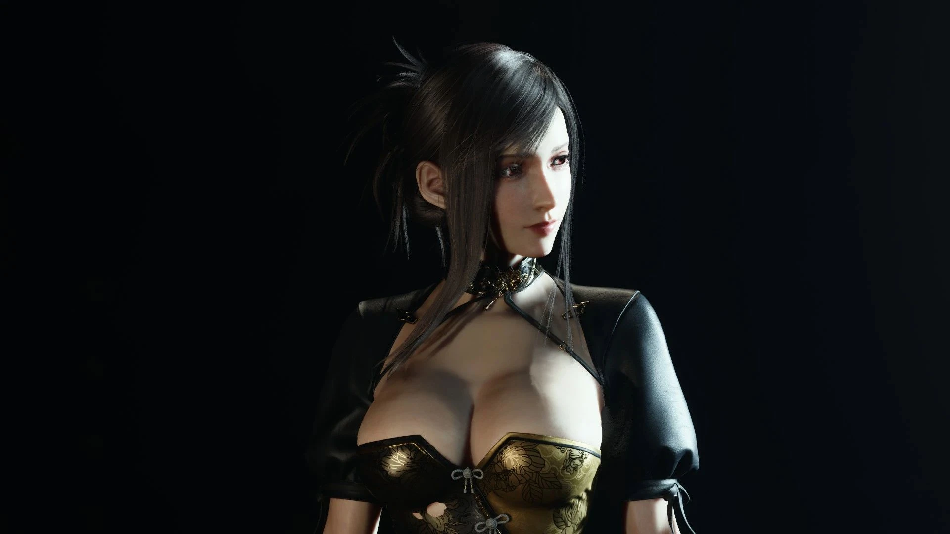 Final Fantasy 7 Rebirth "Тифа Позолоченный Цветок Смерти"