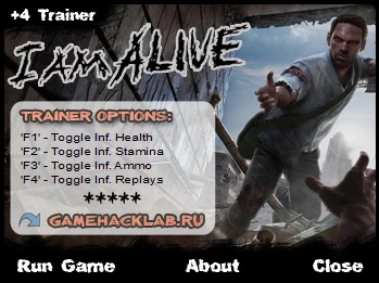 I Am Alive: Трейнер/Trainer (+4) [Latest Steam] {CuBiC}