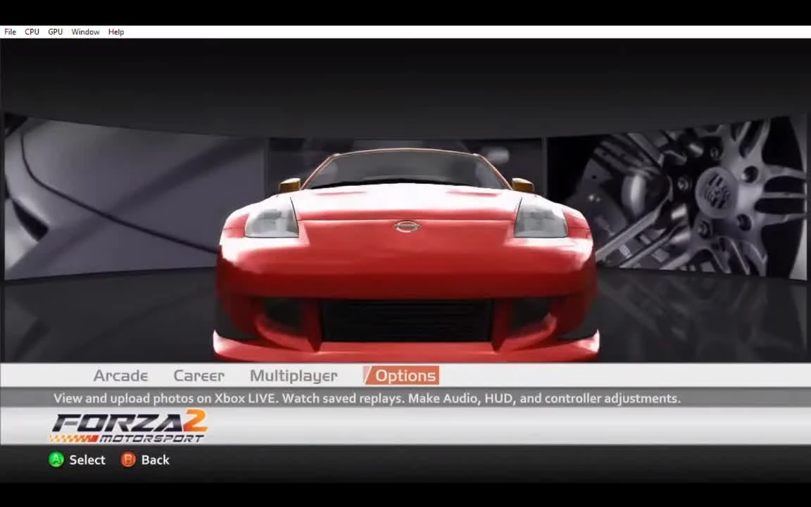 Forza Motorsport 2 на эмуляторе Xbox 360 - Xenia