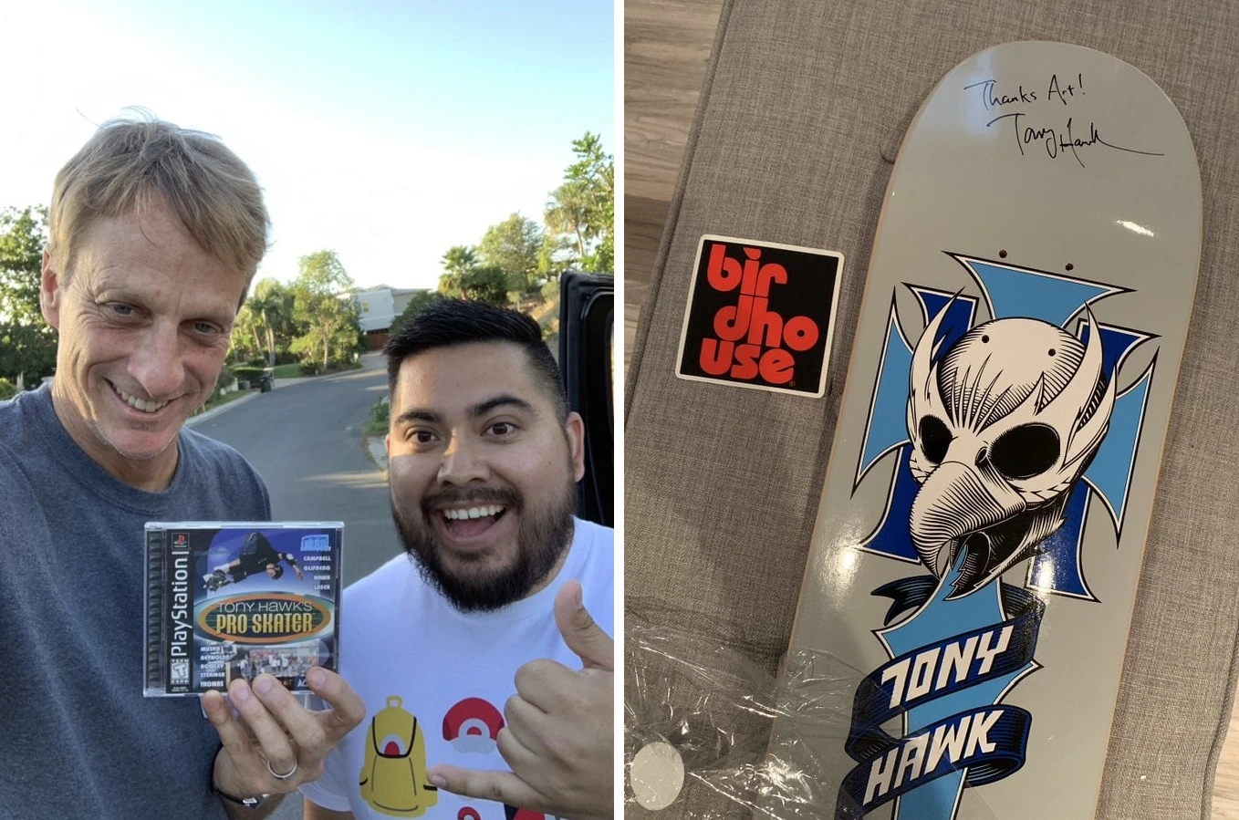 Тони Хоук попросил одолжить ему оригинальную Tony Hawk's Pro Skater. Ему помог разработчик Rocket League