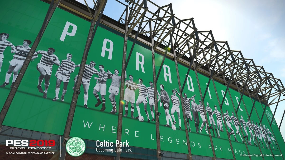 DLC 4.0 первые скриншоты стадионов из Шотландии в PES 2019