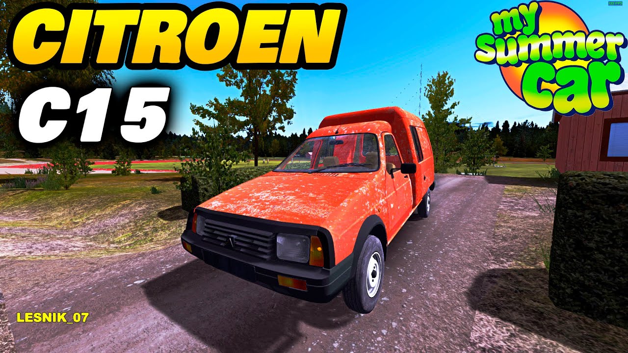 My Summer Car "Потертый красный Citroen C15"