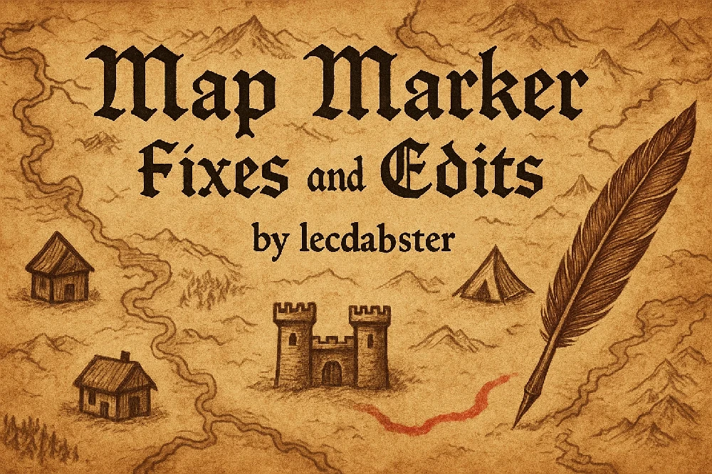 The Elder Scrolls 4: Oblivion Remastered "Исправления и изменения в маркере карты"[v1.1]