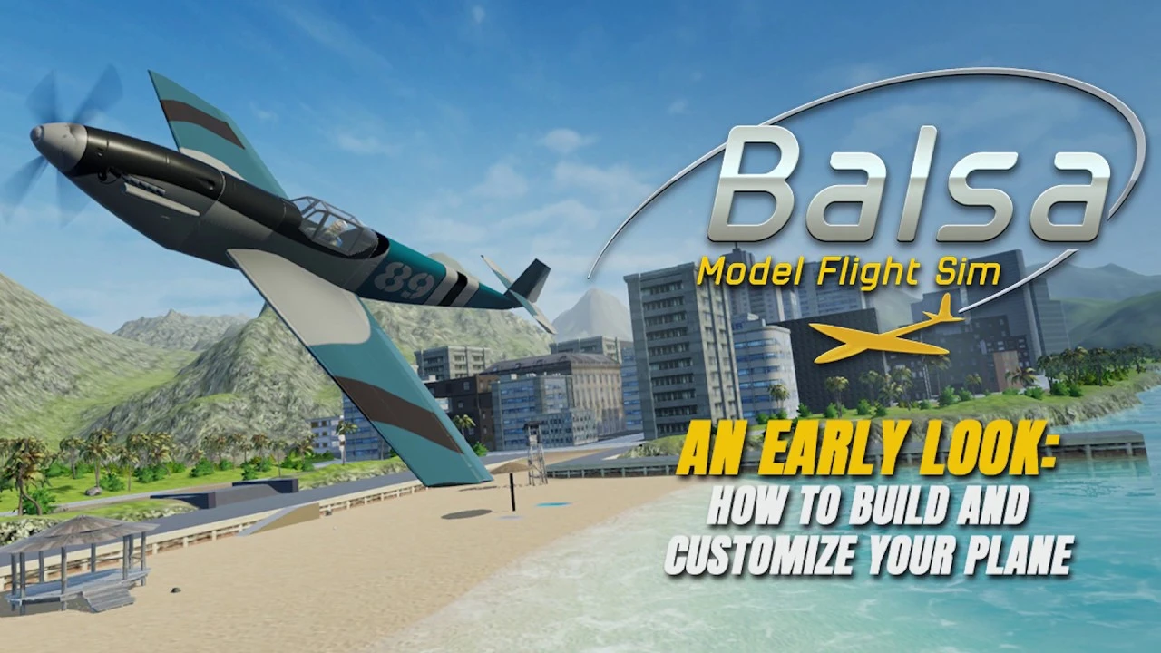 Первый геймплейный ролик Balsa Model Flight Simulator