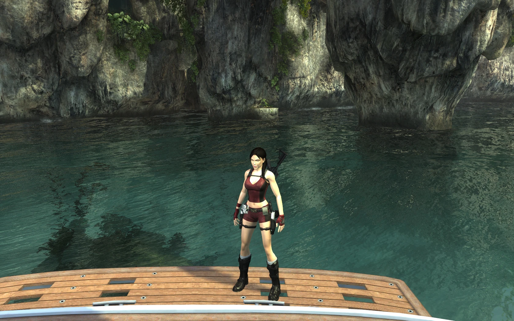 Tomb Raider : Underworld "Lara in the red "