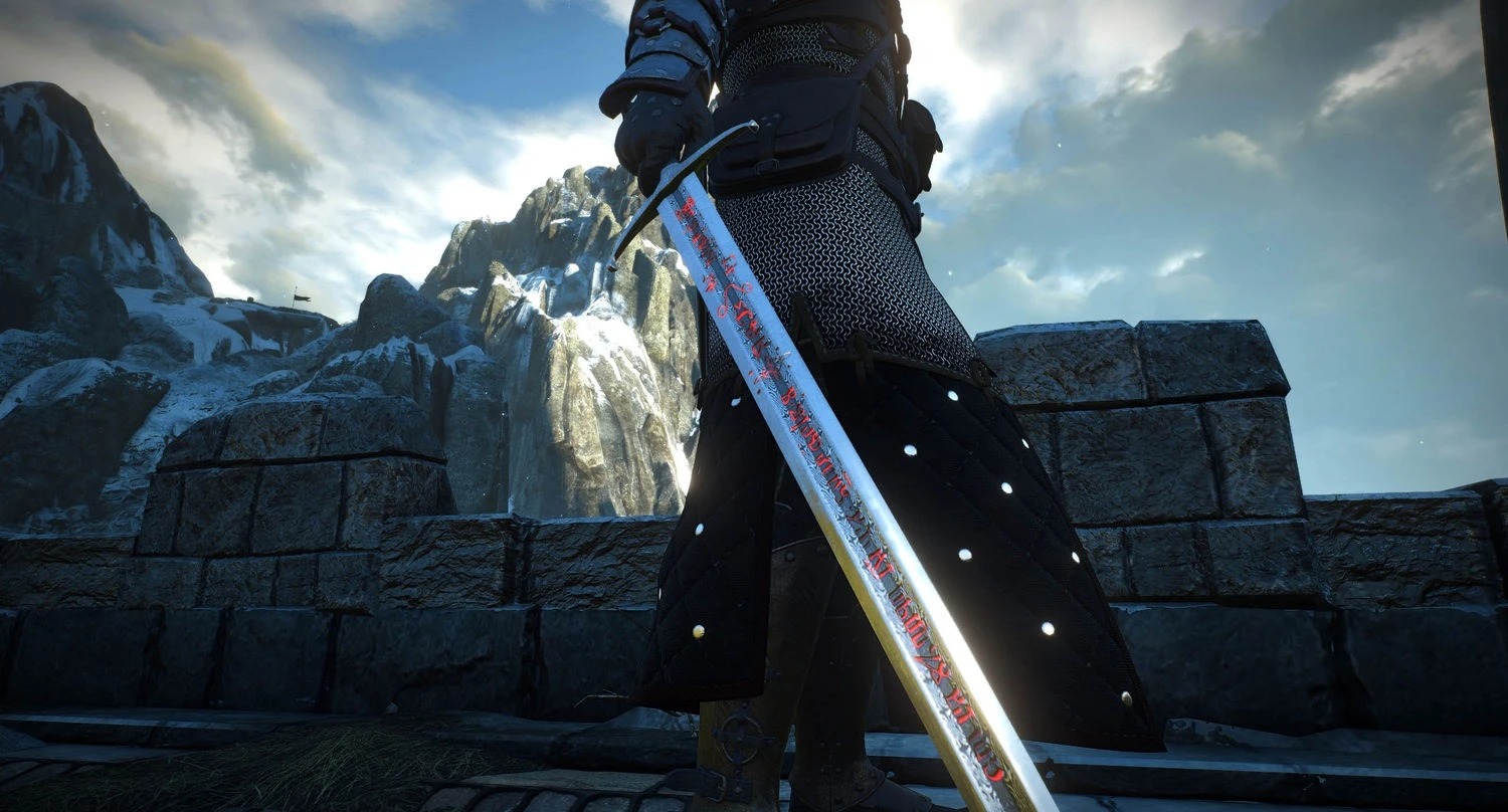 Witcher 3: Wild Hunt "Меч Джона Сноу Финал"