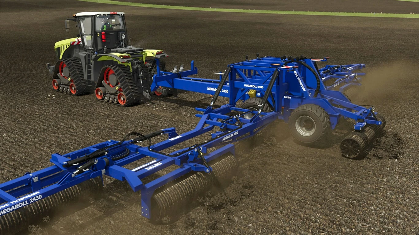 Farming Simulator 25 "Каток Dalbo MegaRoll 2430" [v1.0.0.0]