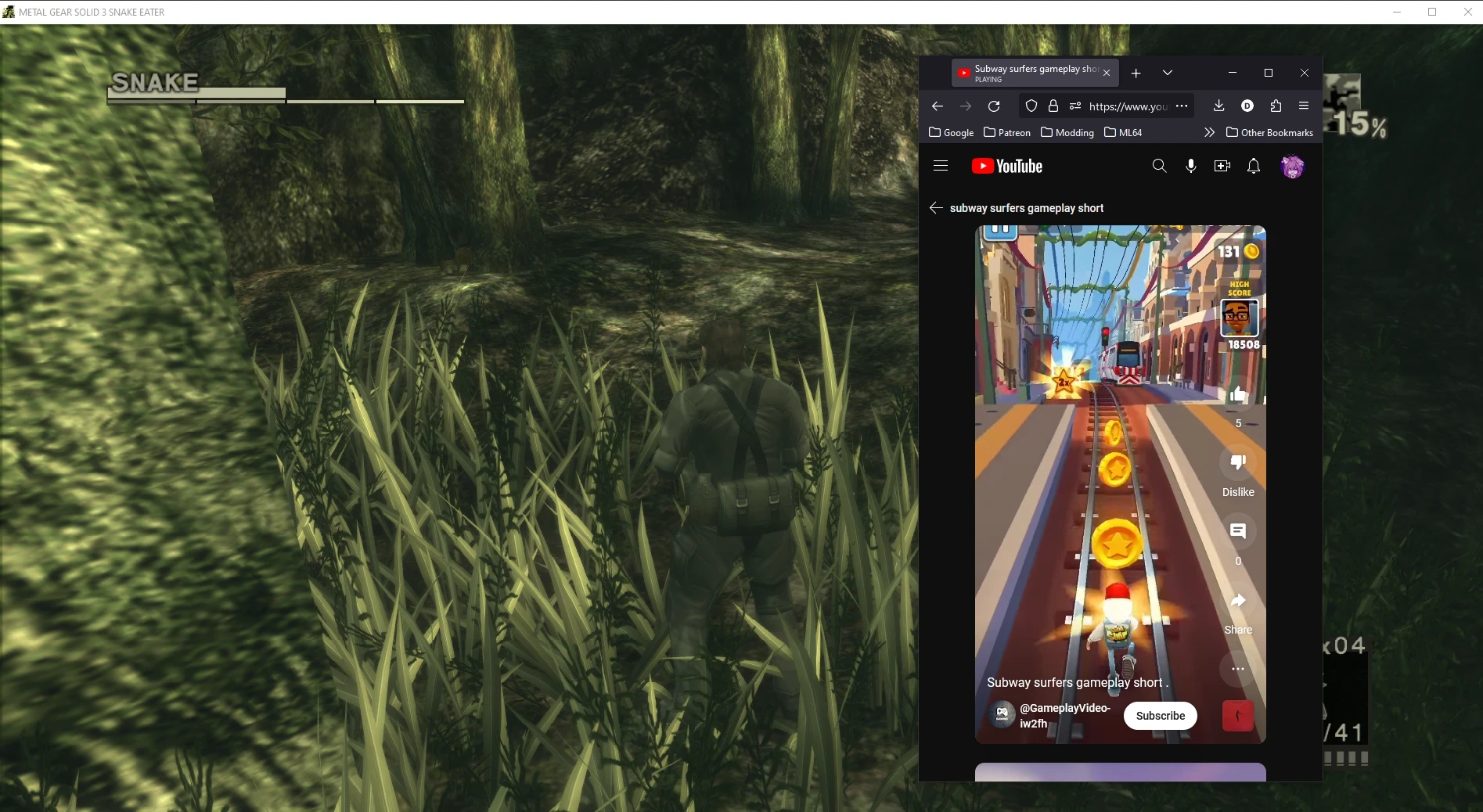 Metal Gear Solid: Master Collection Vol. 1 "Фикс сворачвание через Alt+Tab"