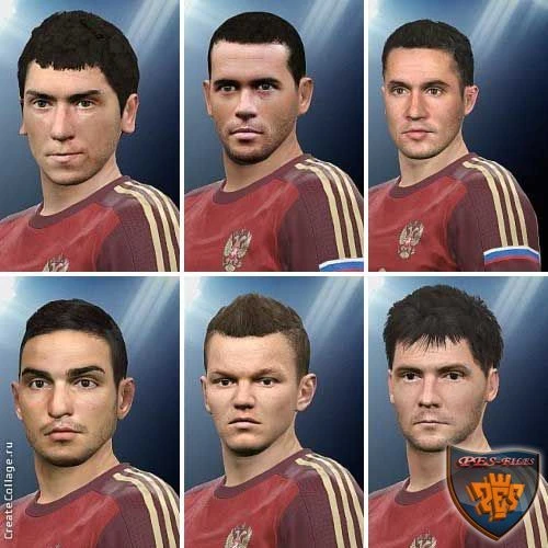 Pro Evolution Soccer 2016 "Russian Face Pack."