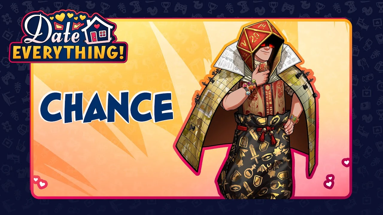 Этим летом игроки смогут закрутить роман с d20 из D&D - Мэттью Мерсер озвучил двадцатигранный кубик в Date Everything!