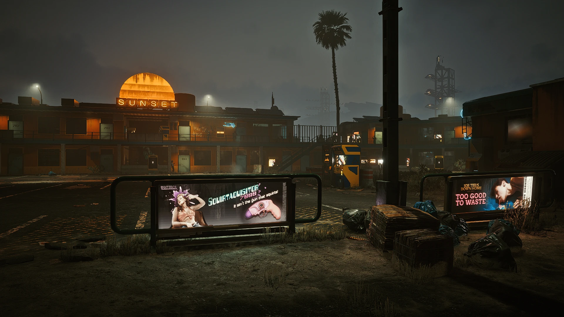 Cyberpunk 2077 "Улучшенное изображение - удаление зеленного фильтра"