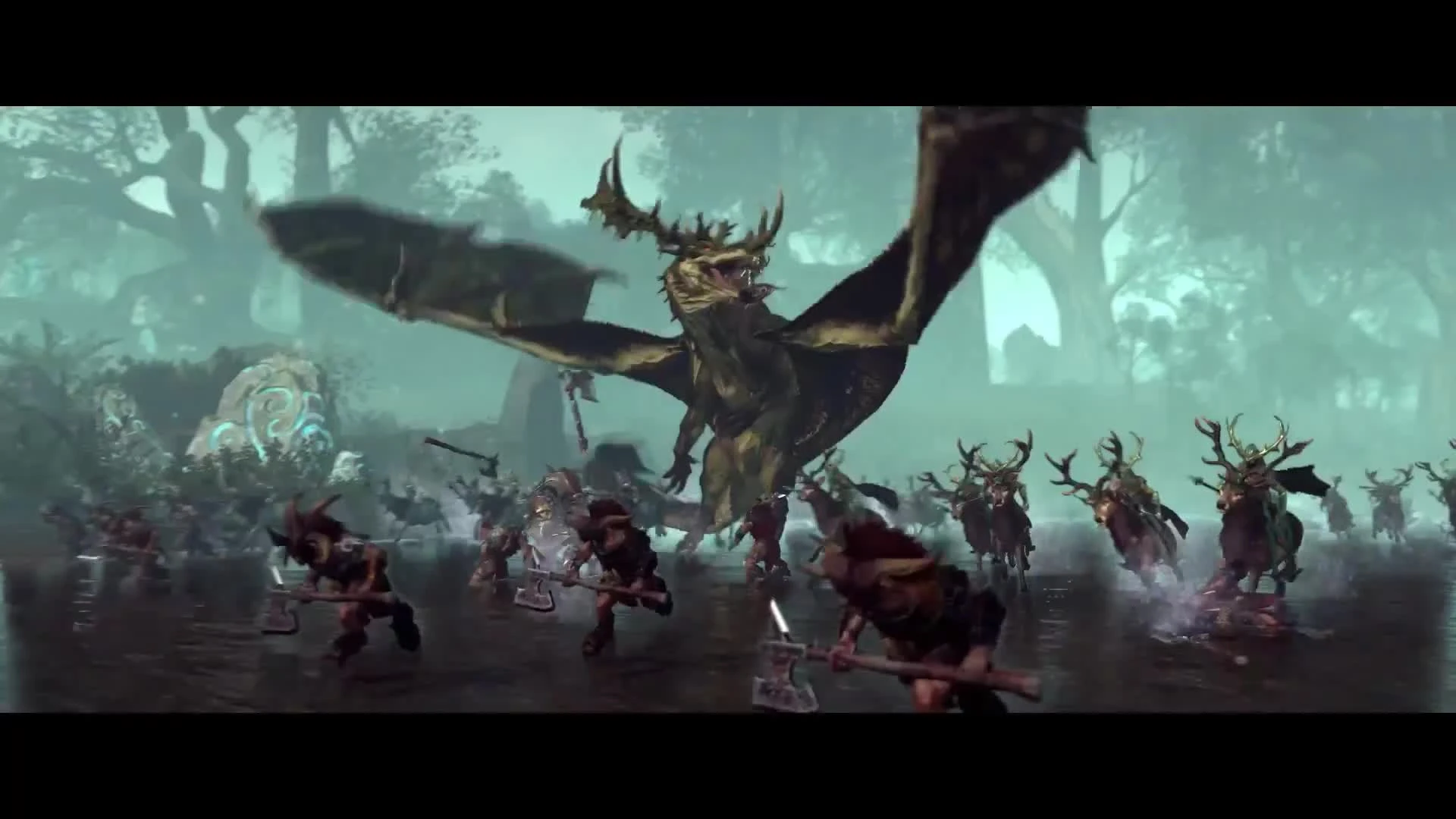 Total War: Warhammer "Властитель полян и Лесной дракон"