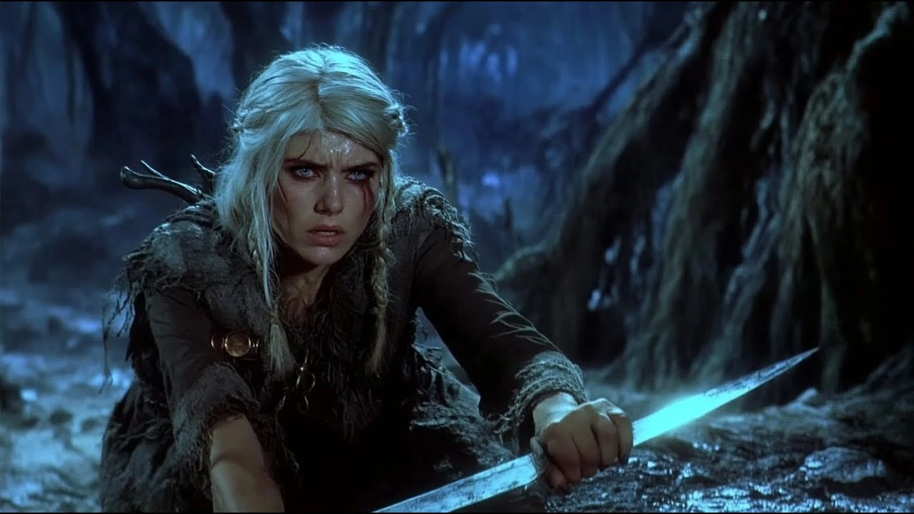 Нейросеть превратила первый трейлер "Ведьмака 4" в фэнтези-фильм 1980-х