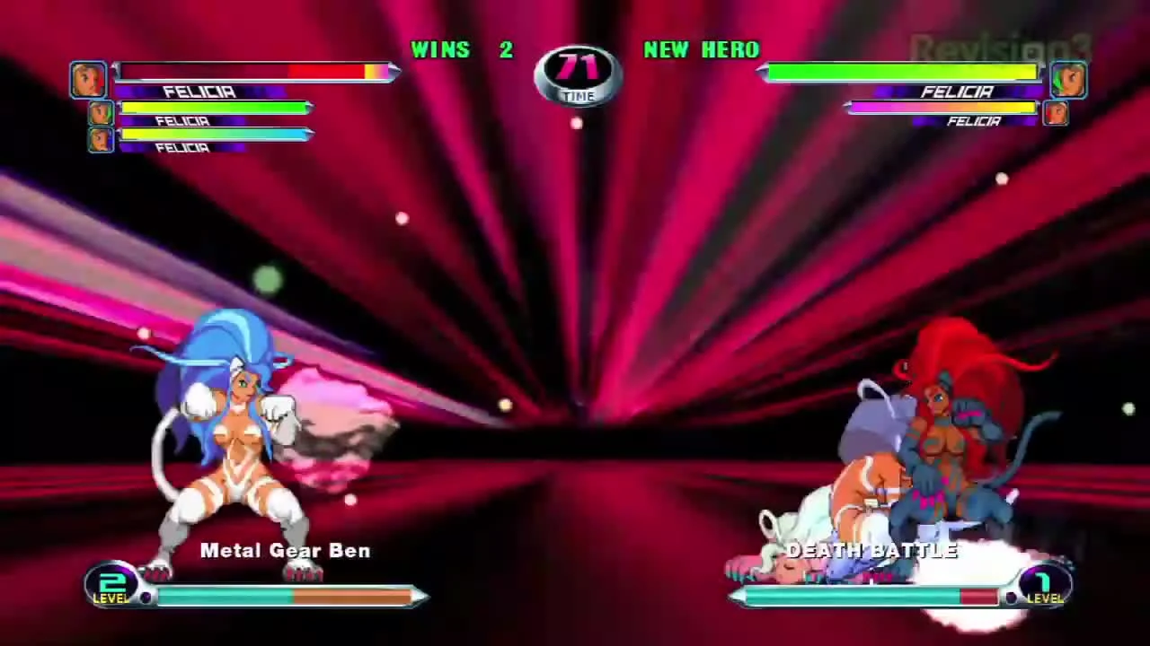 Фелиция VS Такаока - Бой насмерть!