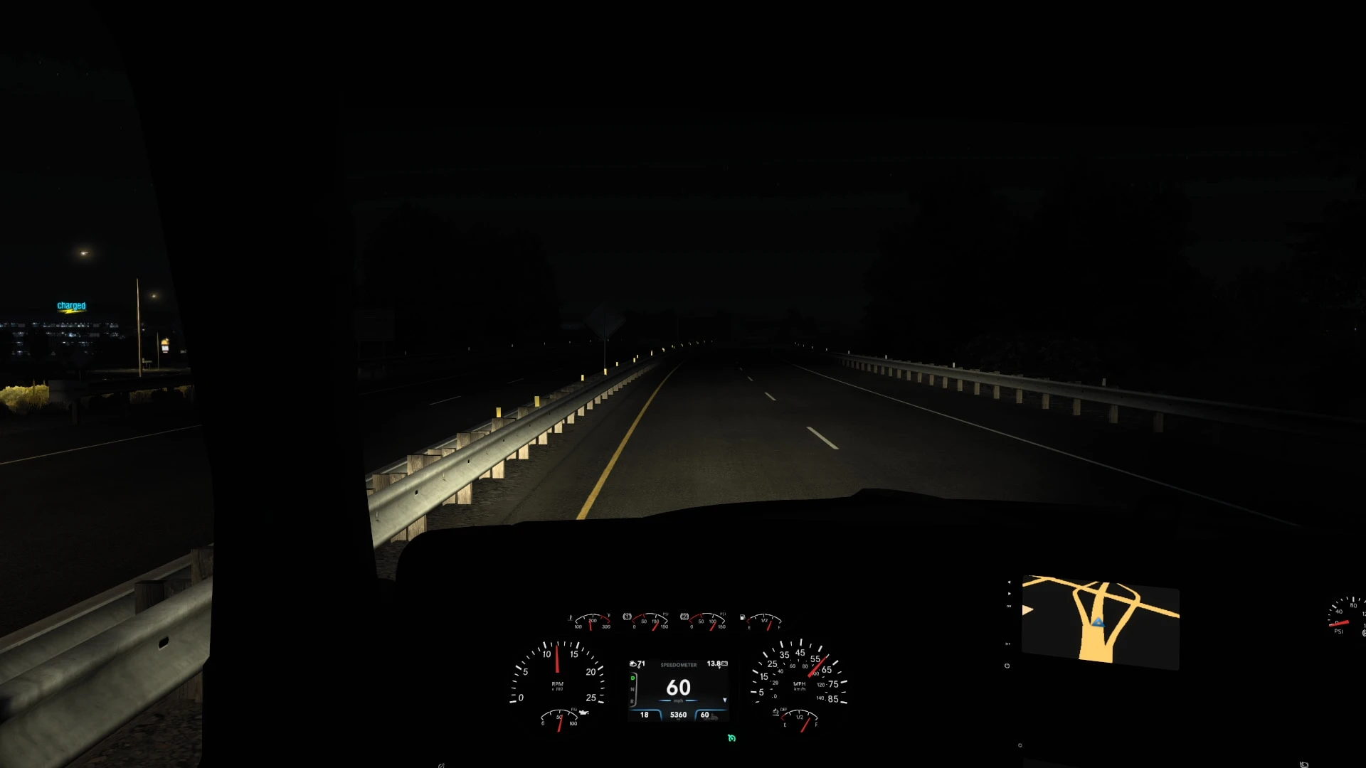 American Truck Simulator "Улучшенные ограждения" [1.47]