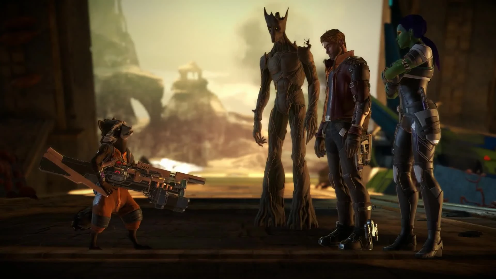 Пepвыe 15 минут Маrvel's Guаrdiаns of the Gаlаxу: Тhe Тelltаle Series