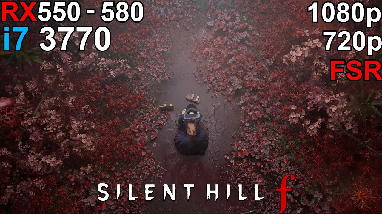 Silent Hill f на RX 550 и RX 580 - проверка старых видеокарт