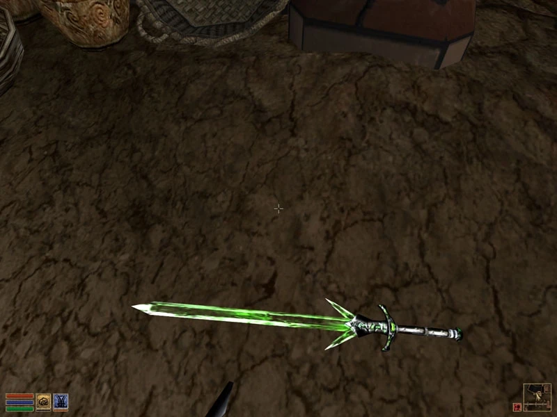 Morrowind "Прозрачное стеклянное оружие"