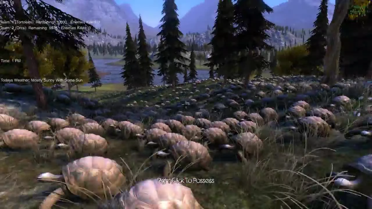 1 000 000 черепах на карте смерть любому ПК! Ultimate Epic Battle Simulator