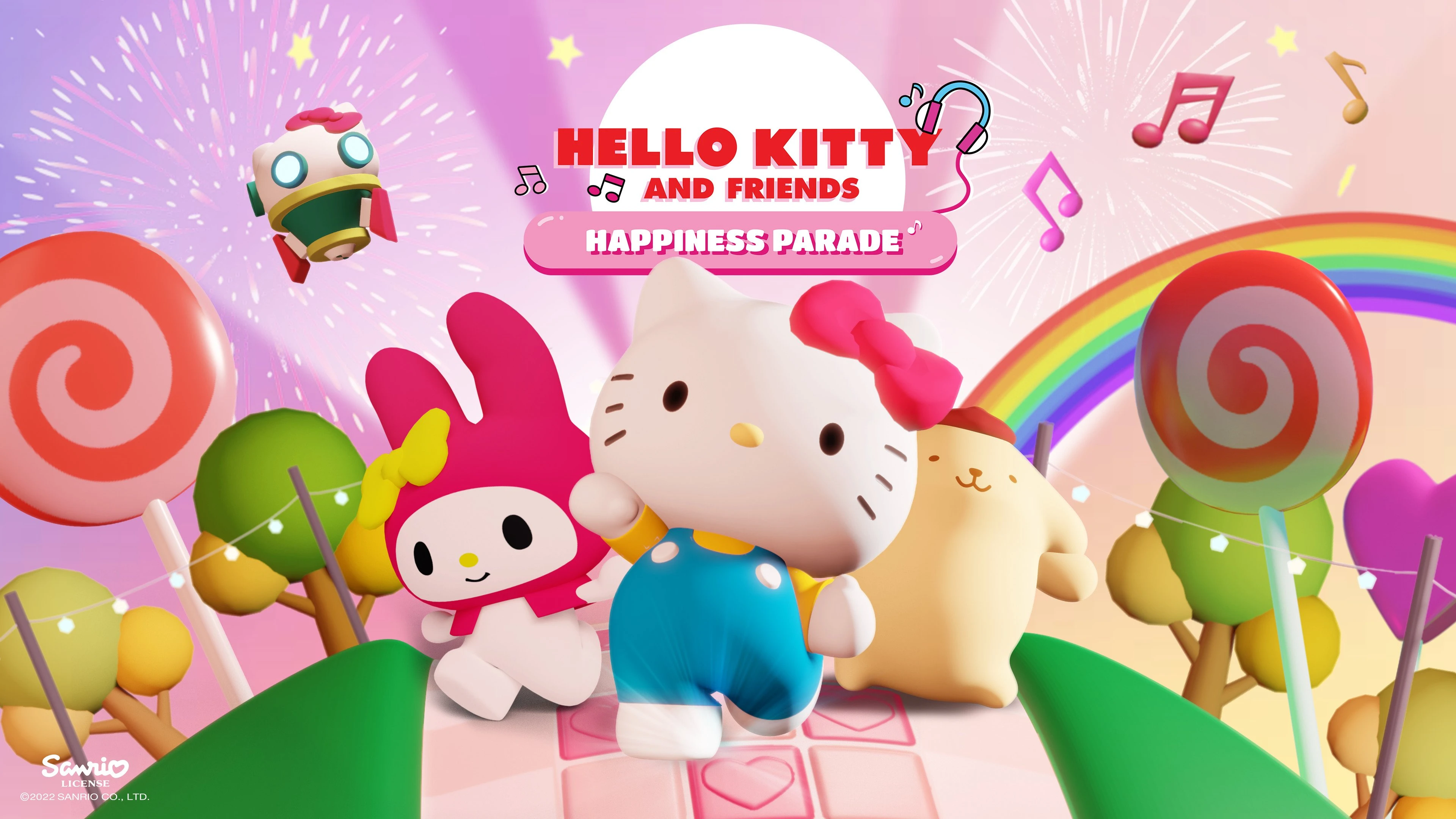 Ритм-игра Hello Kitty and Friends: Happiness Parade выйдет на Switch уже 26 октября