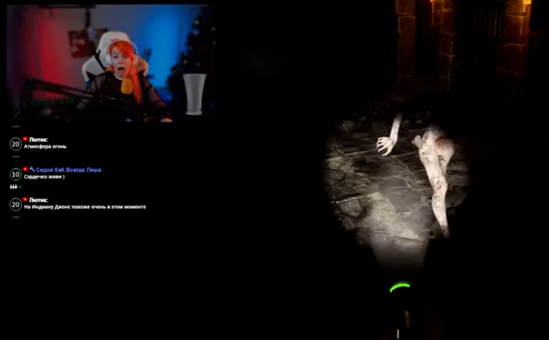 Первые стримеры и первые скримеры в "Храме Зеленой Луны"