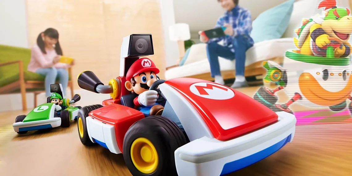 Пользователь нашел ленивый способ заглянуть под сервант с помощью Mario Kart