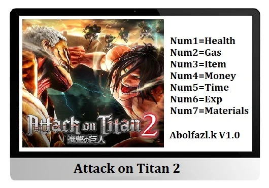 Attack on Titan 2: Трейнер/Trainer (+7) [1.0] {Abolfazl.k}