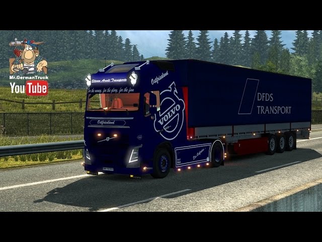 Euro Truck Simulator 2 "Volvo FH Steven Arndt Transporte + Cabin DLC"
