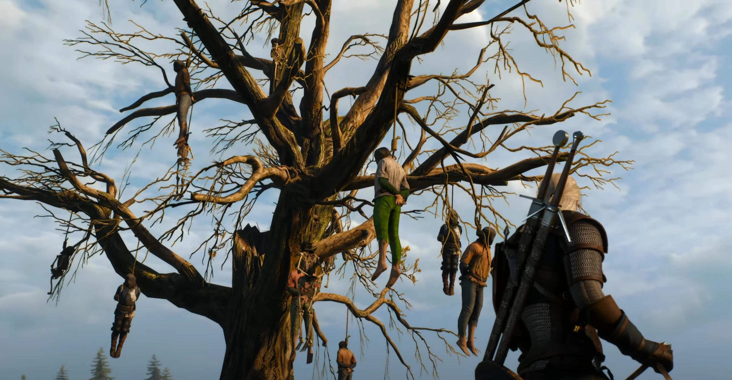 Сравнительные скриншоты между оригинальным Ведьмаком 3 и его некстген-версией