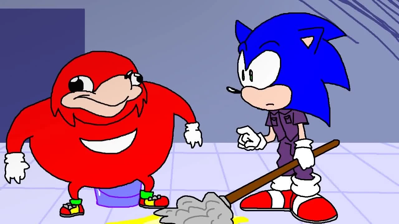 Уганда Наклз Vs Соник (анимация)