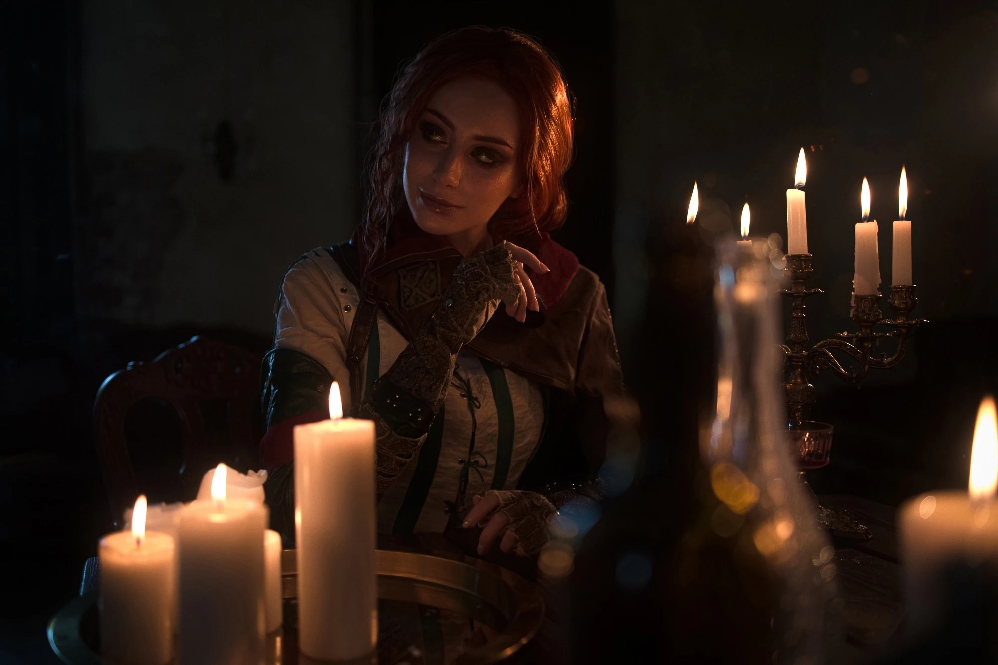 Довольно качественный косплей на Трисс из Ведьмака