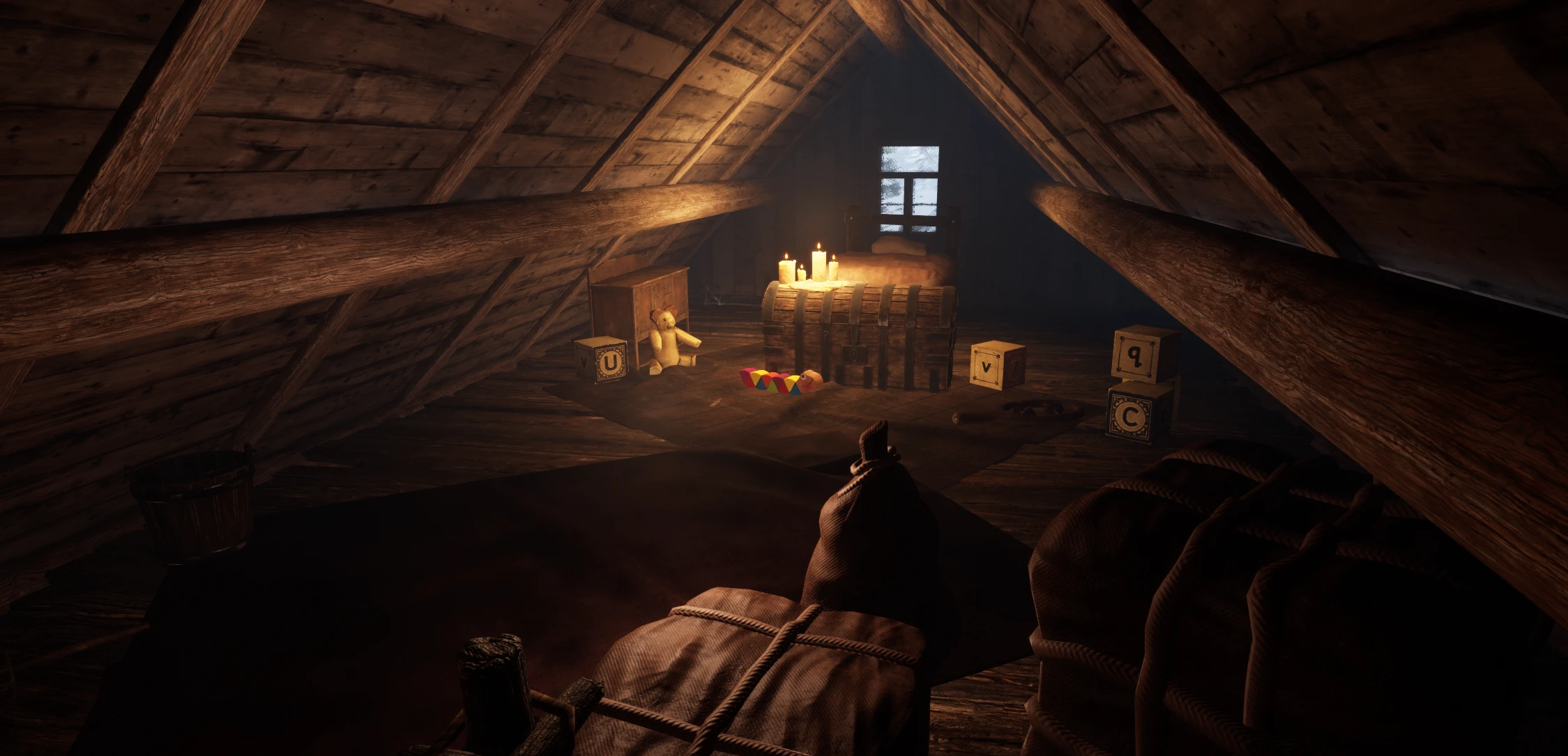 Вы сможете зайти в большинство зданий в "Храме Зеленой Луны"