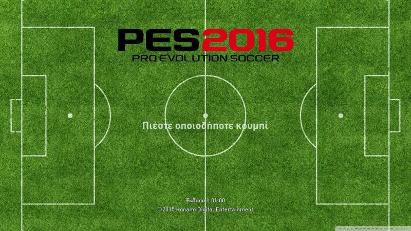 Pro Evolution Soccer 2016 "StartScreen by NikosKont"